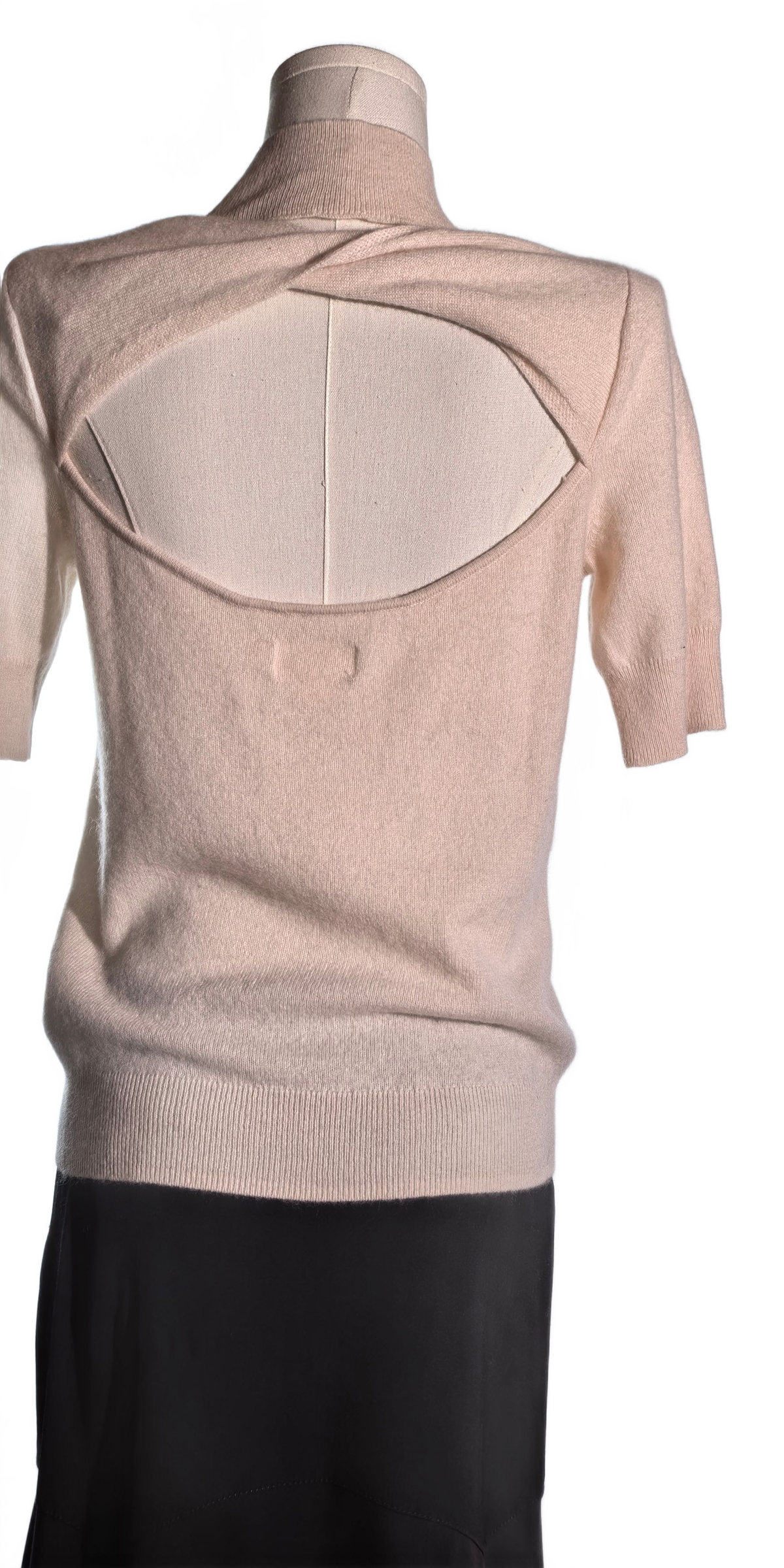 Bluza cu spatele gol din casmir - Maeve