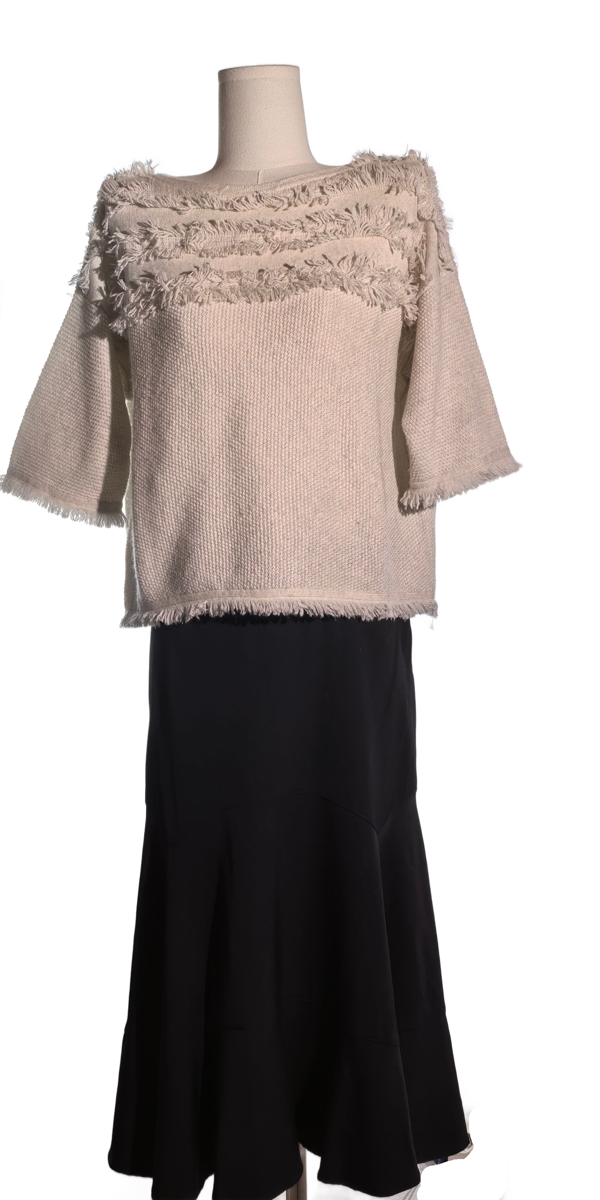 Bluza oversized din casmir gofrat - Club Monaco