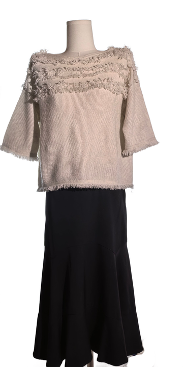 Bluza oversized din casmir gofrat - Club Monaco