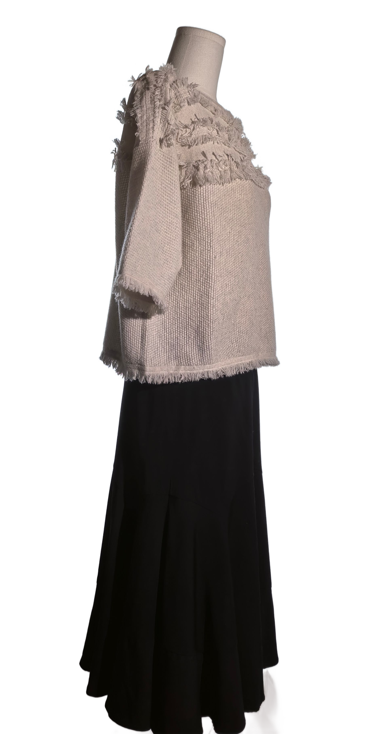 Bluza oversized din casmir gofrat - Club Monaco