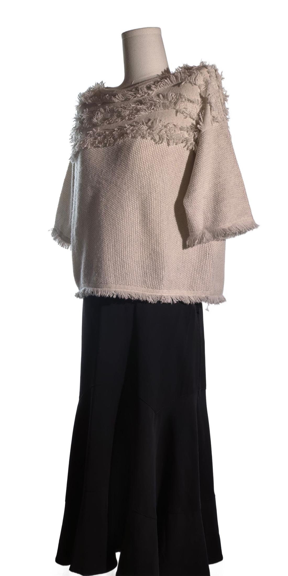 Bluza oversized din casmir gofrat - Club Monaco