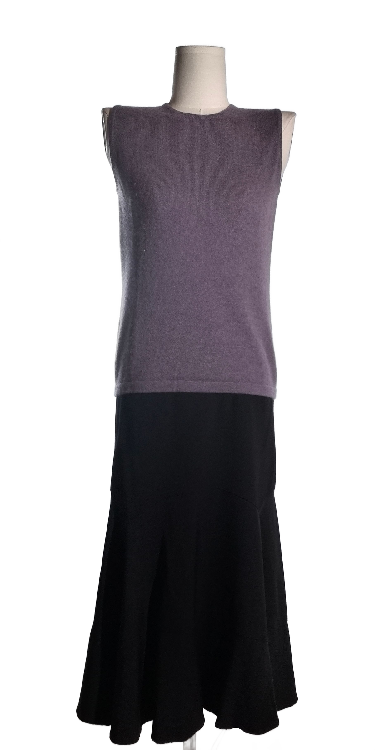 Bluza fara maneci din casmir - Thalian