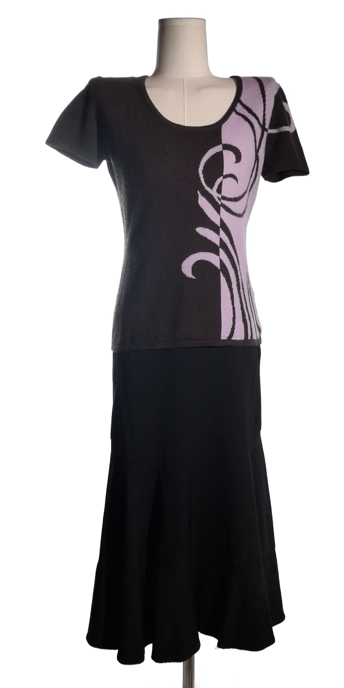 Bluza cu maneca din casmir - Indigo Palma