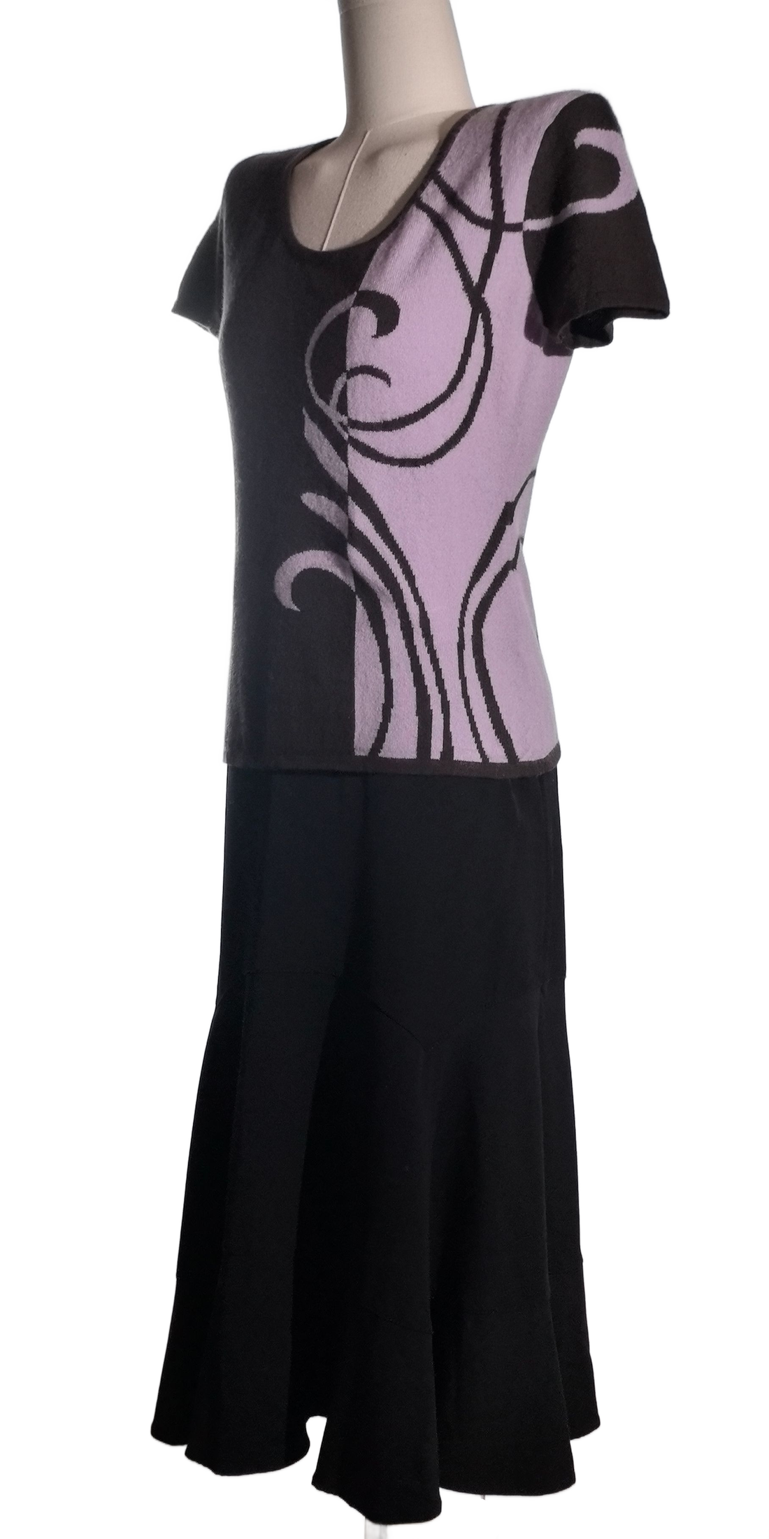 Bluza cu maneca din casmir - Indigo Palma