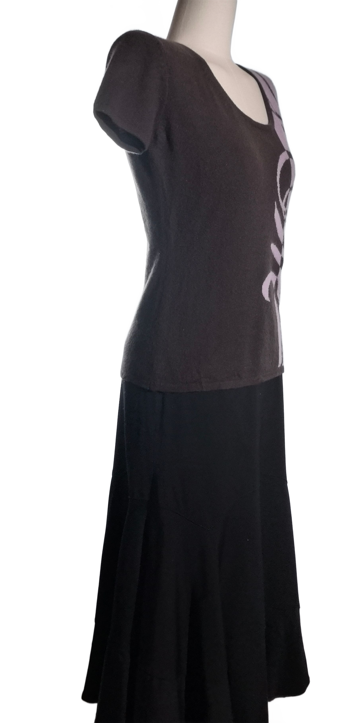 Bluza cu maneca din casmir - Indigo Palma