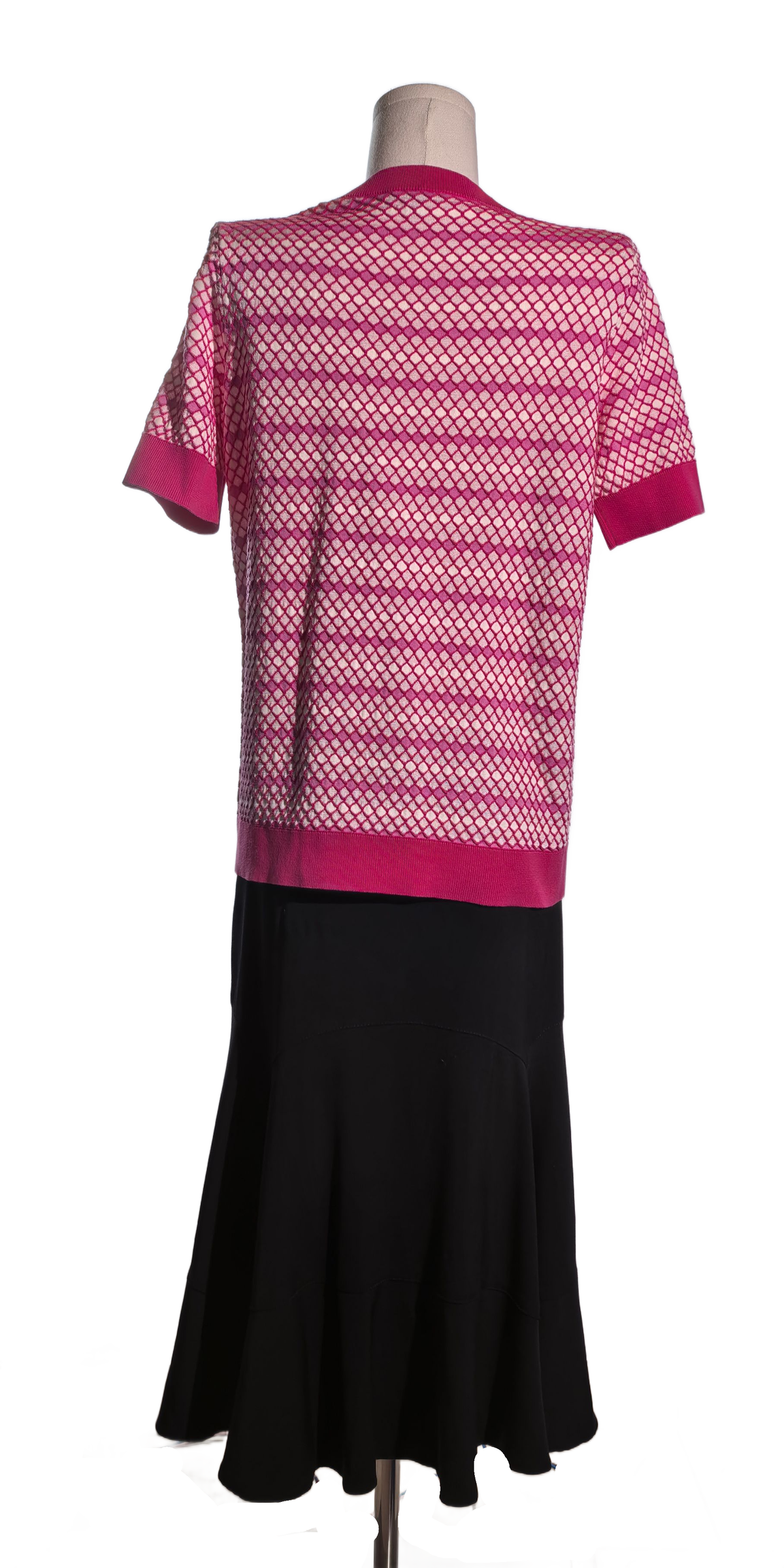 Bluza tricotata din bumbac gofrat - COS