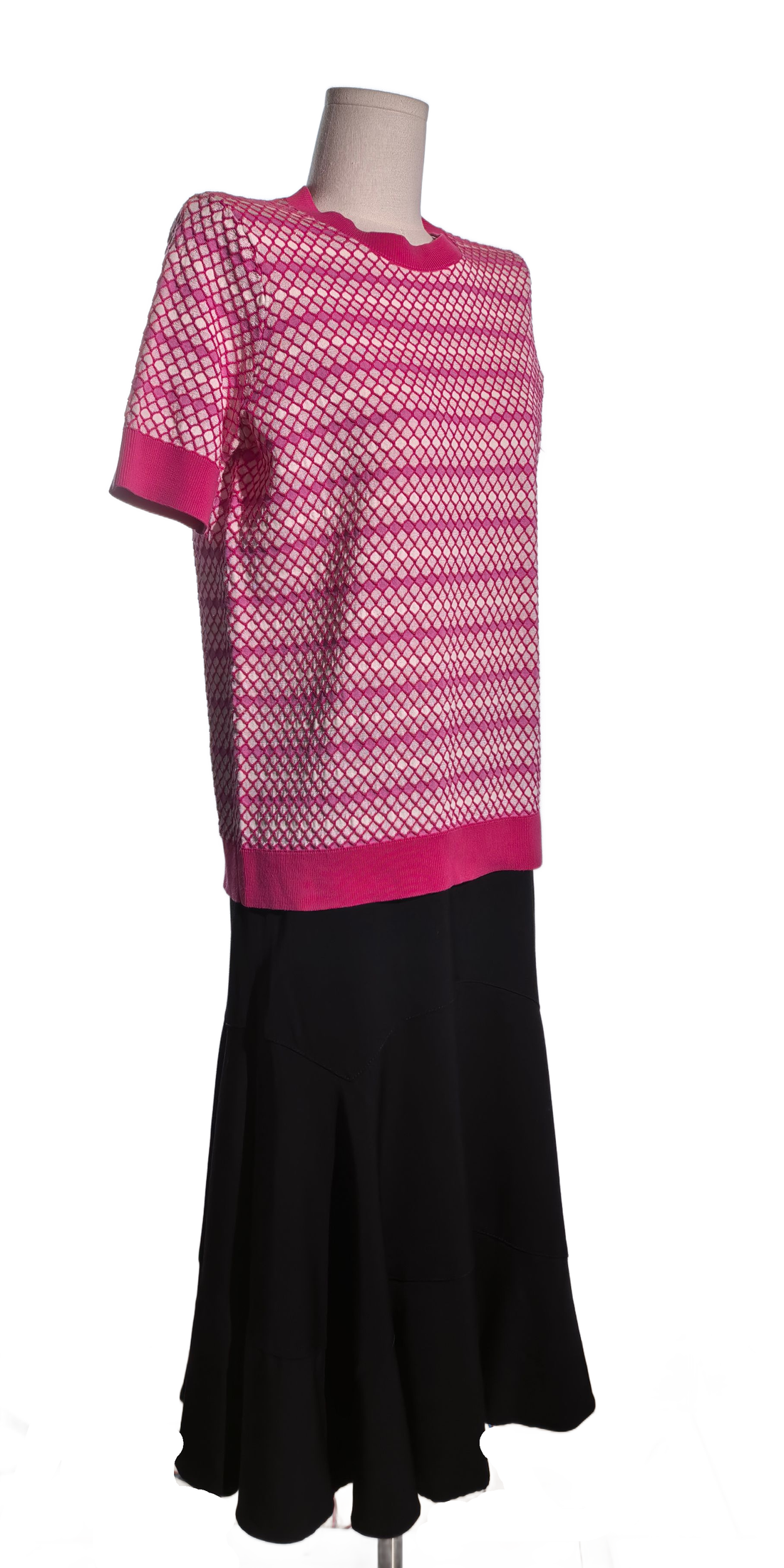 Bluza tricotata din bumbac gofrat - COS