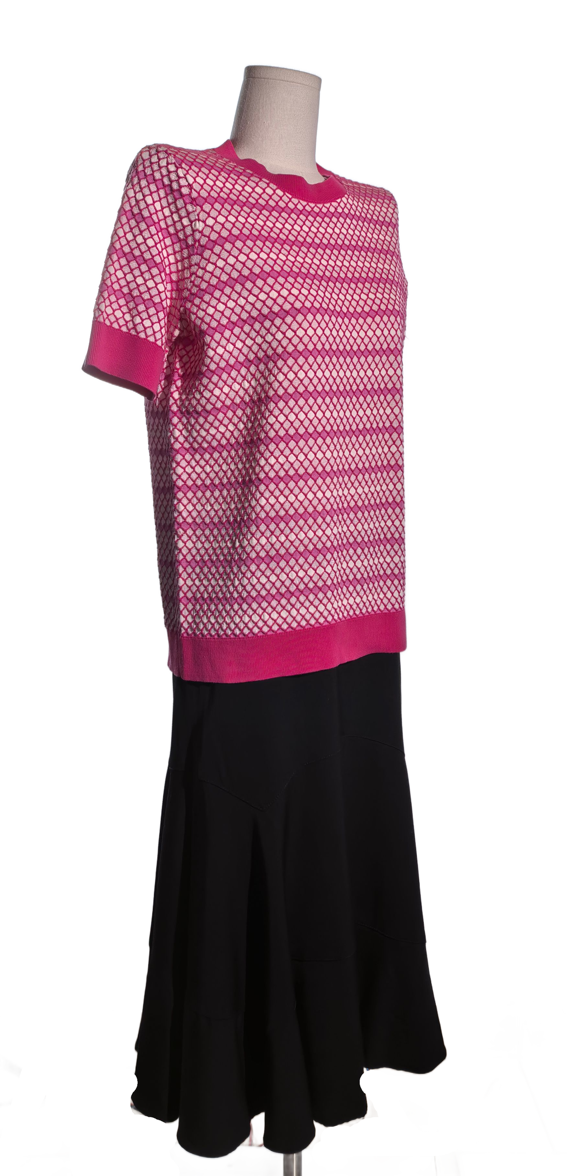 Bluza tricotata din bumbac gofrat - COS