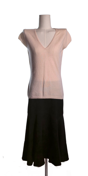 Bluza din casmir cu decoleteu "V" - Express Design