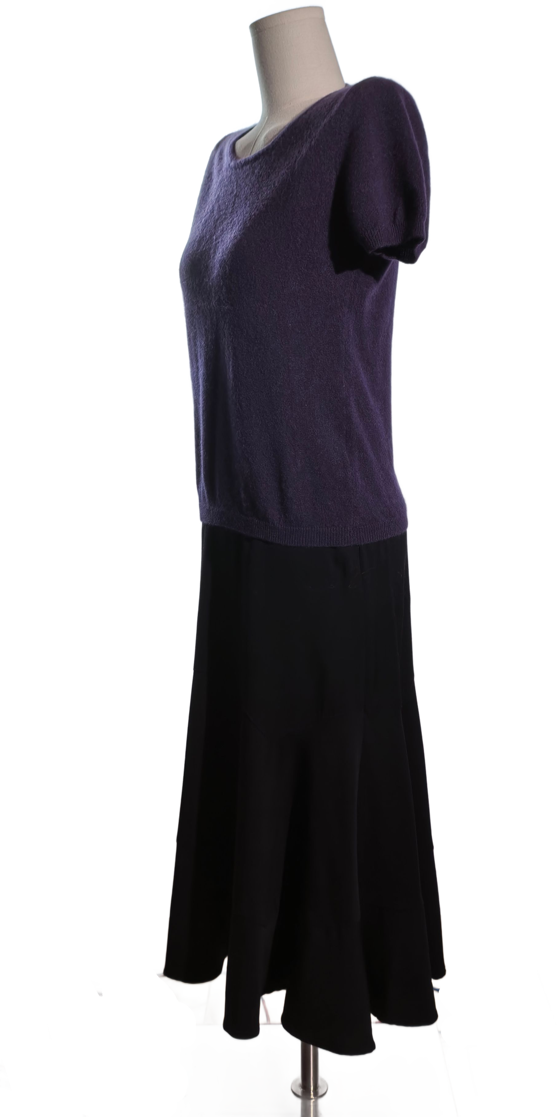 Bluza mov pruna din casmir - Blunauta