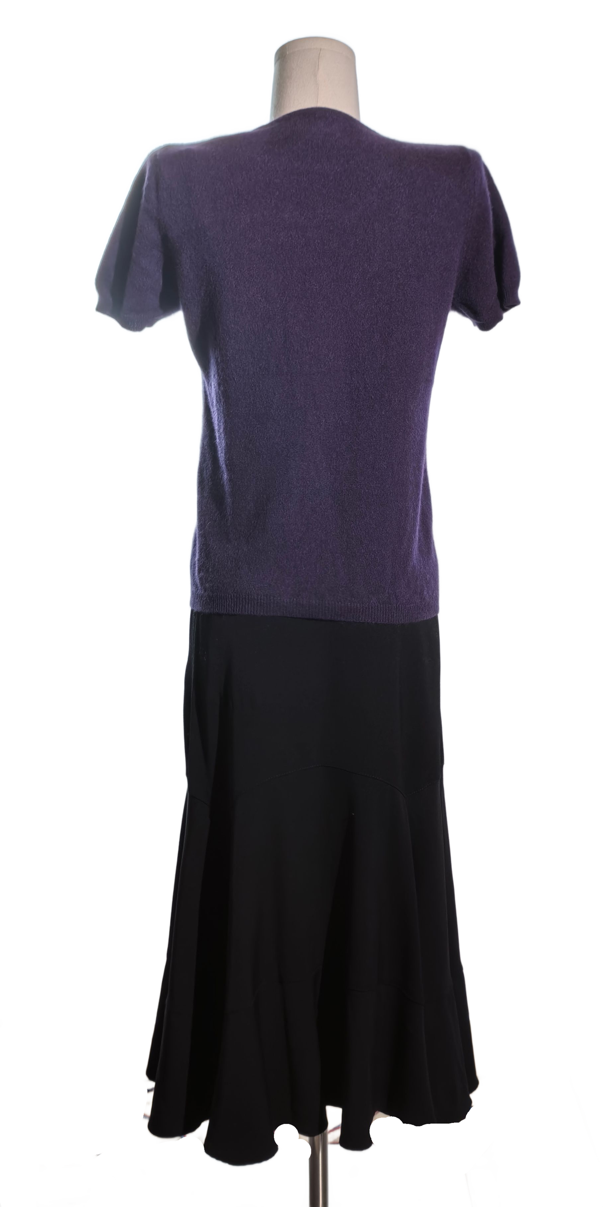 Bluza mov pruna din casmir - Blunauta