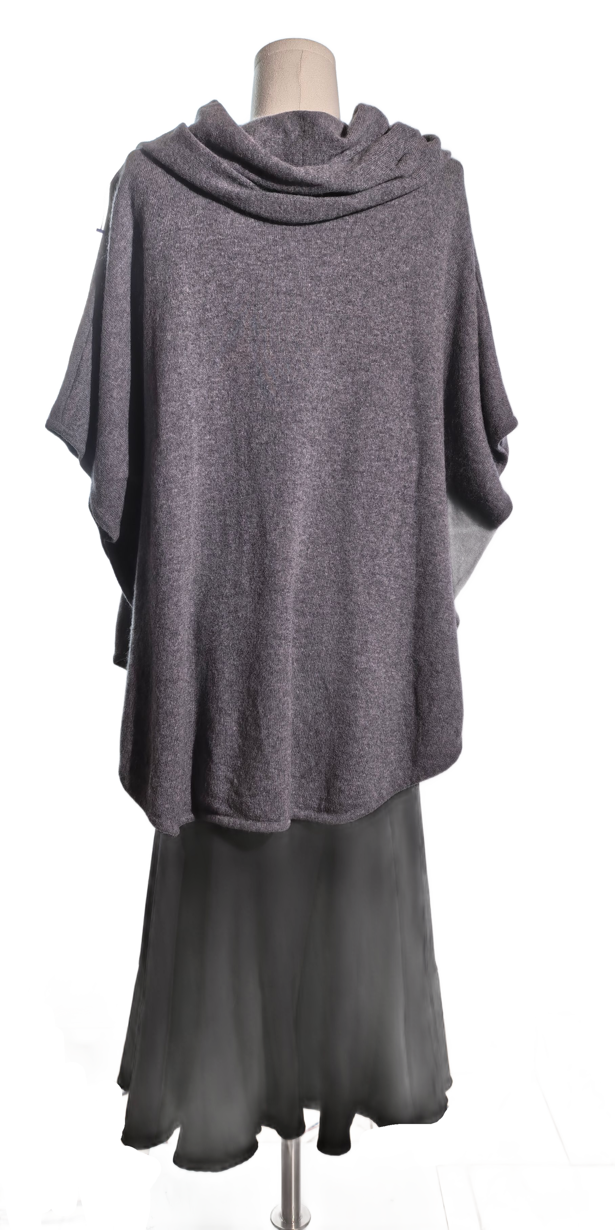 Bluza tip poncho din casmir pufos - Max Studio