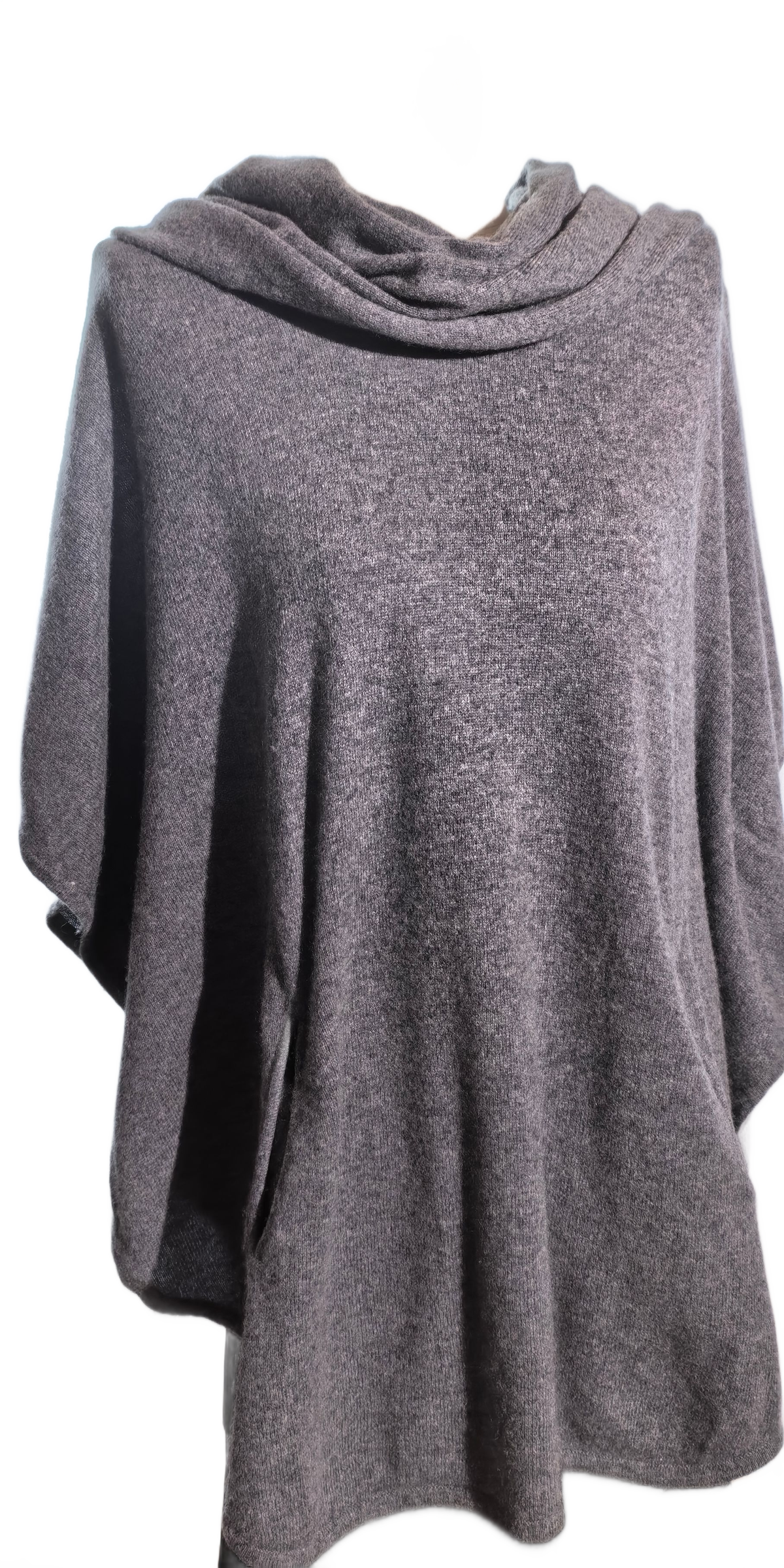 Bluza tip poncho din casmir pufos - Max Studio