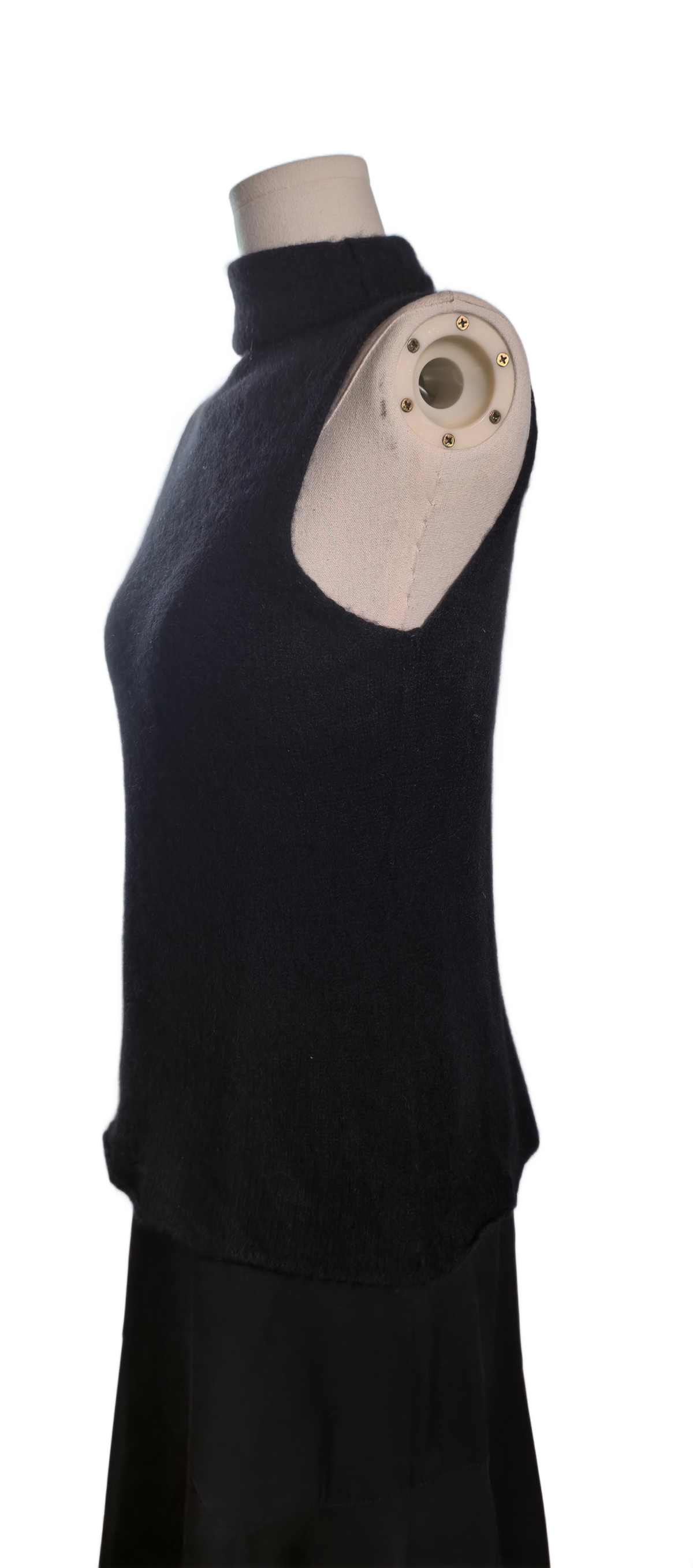 Bluza din casmir aerat cu gat scurt - Brooks Brothers
