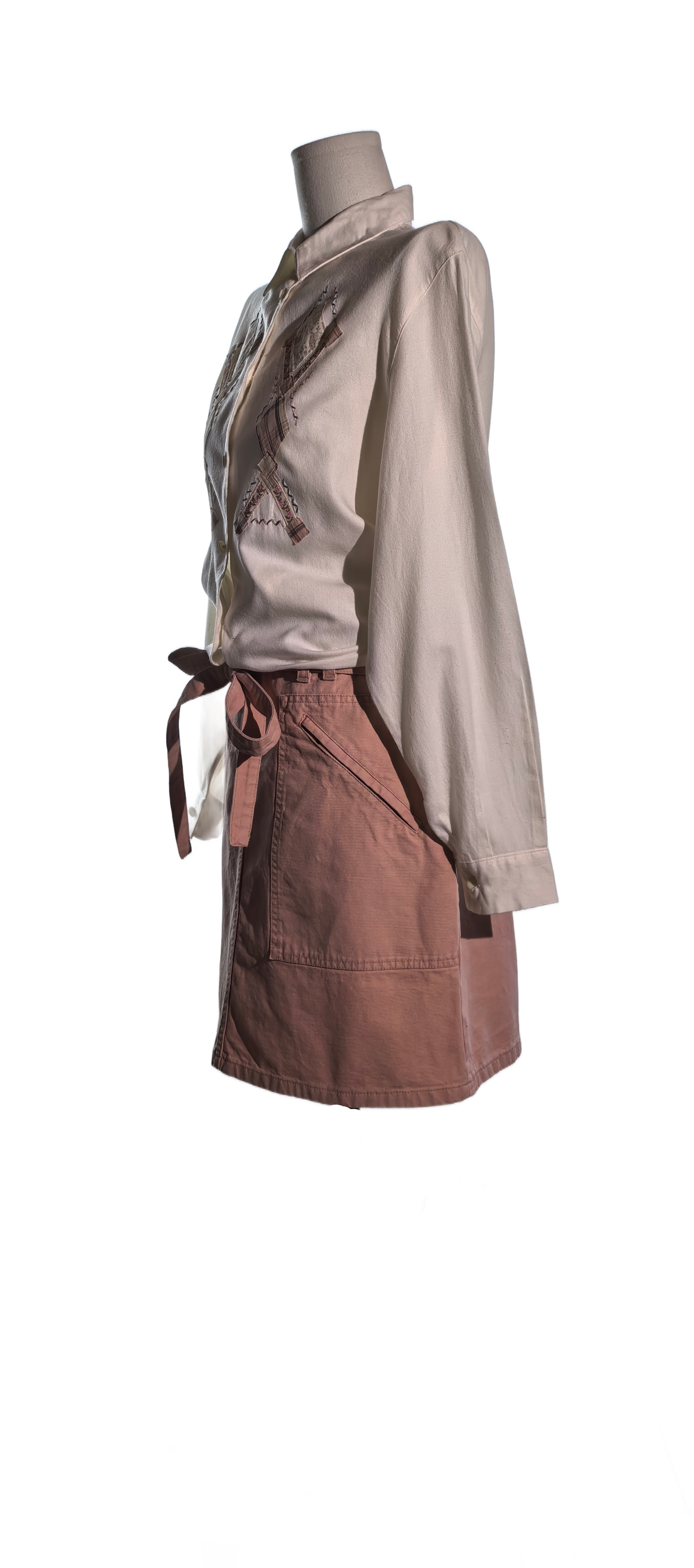 Fusta luxury din jeans de bumbac - Burberry