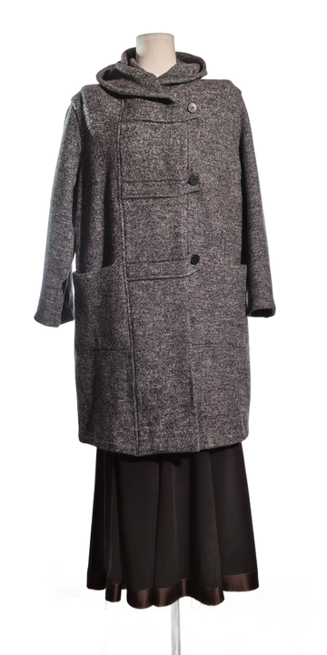 Palton  oversized din lana boucle - Lasca