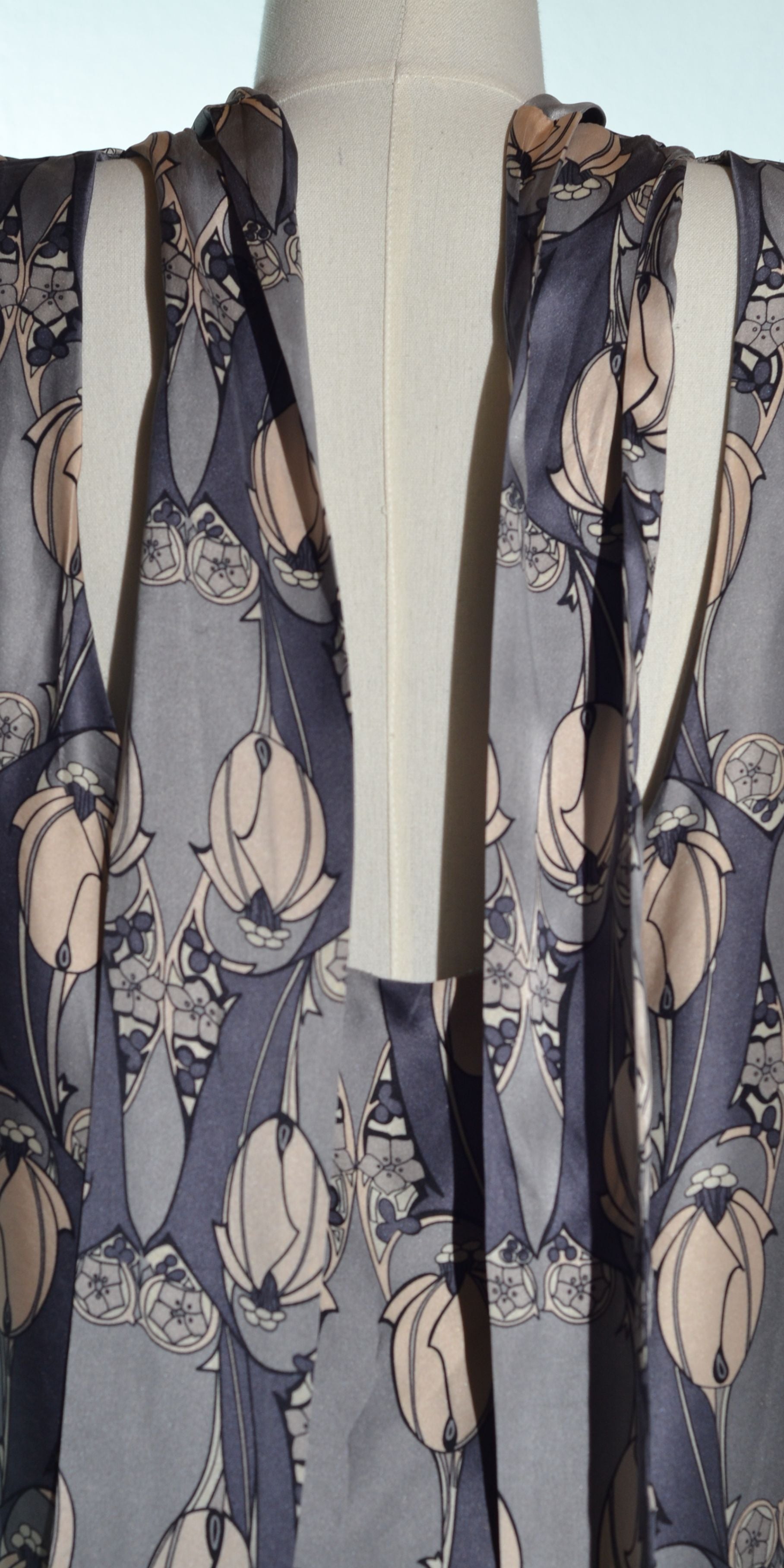 Rochie cu spatele gol din matase naturala - Oasis