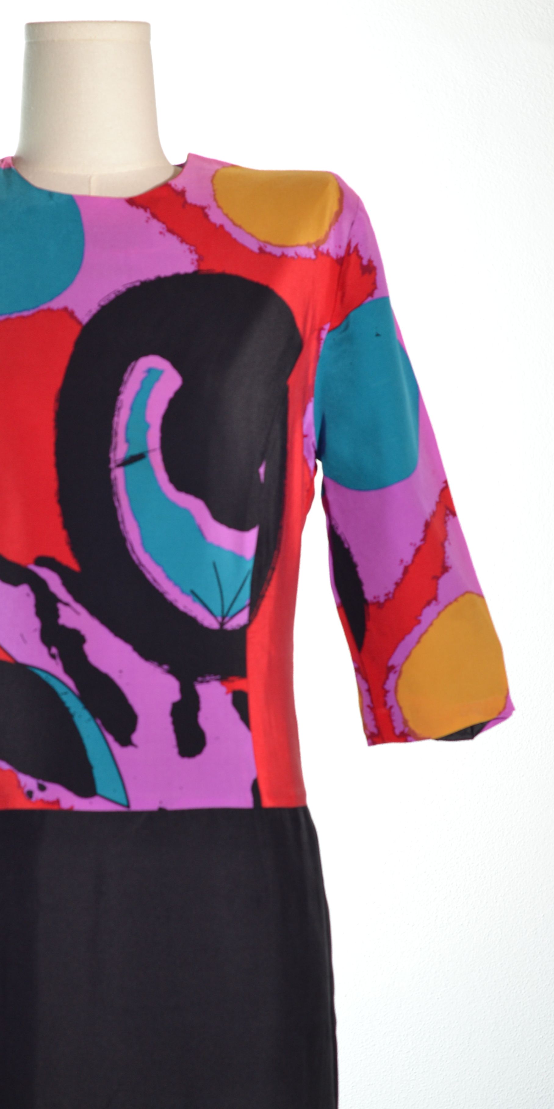 Rochie vintage  din matase naturala - Anne Crimmins Umi Collections