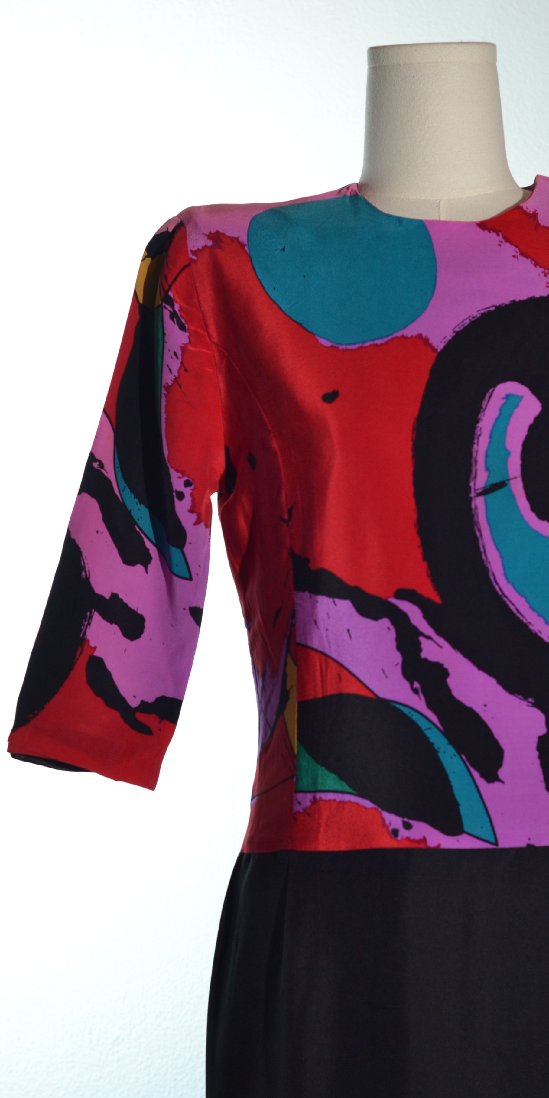 Rochie vintage  din matase naturala - Anne Crimmins Umi Collections
