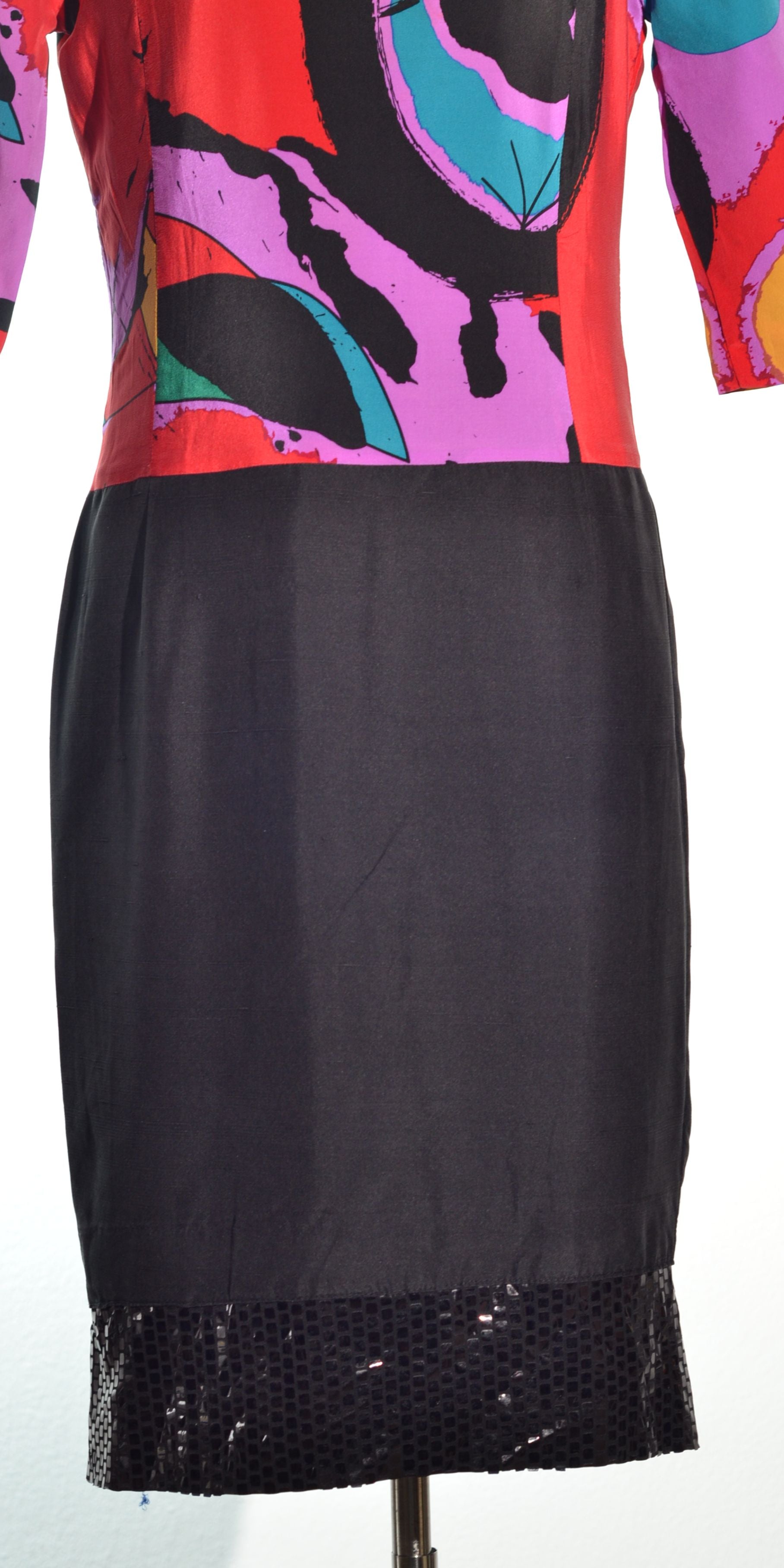 Rochie vintage  din matase naturala - Anne Crimmins Umi Collections