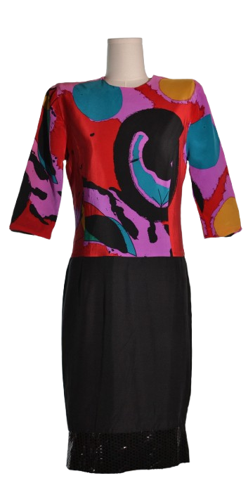 Rochie vintage  din matase naturala - Anne Crimmins Umi Collections