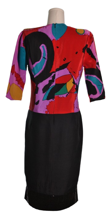 Rochie vintage  din matase naturala - Anne Crimmins Umi Collections