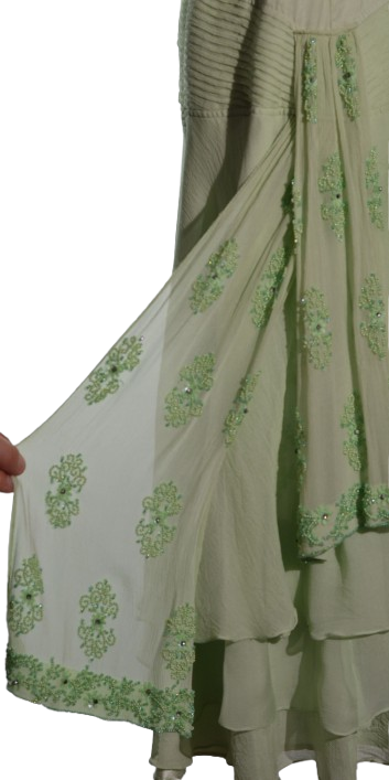Rochie de ocazie din matase naturala - Vijaya Kohli & Shivani Cherian