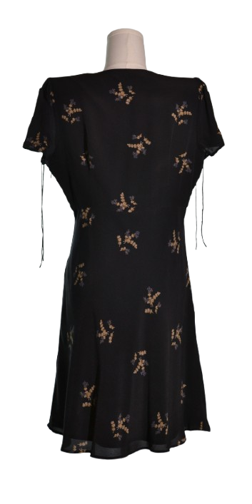 Rochie din matase naturala cu detalii - Madewell