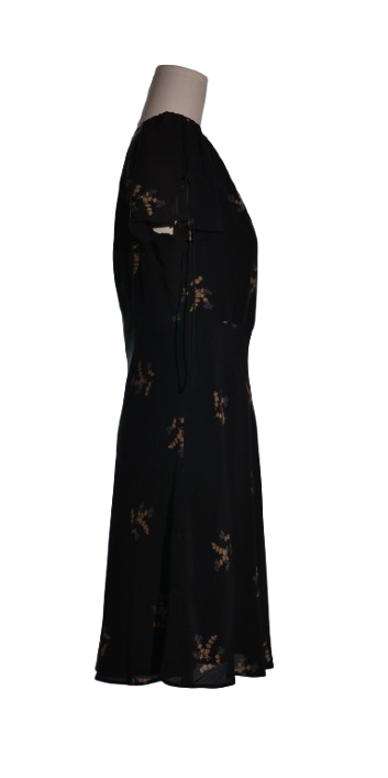 Rochie din matase naturala cu detalii - Madewell