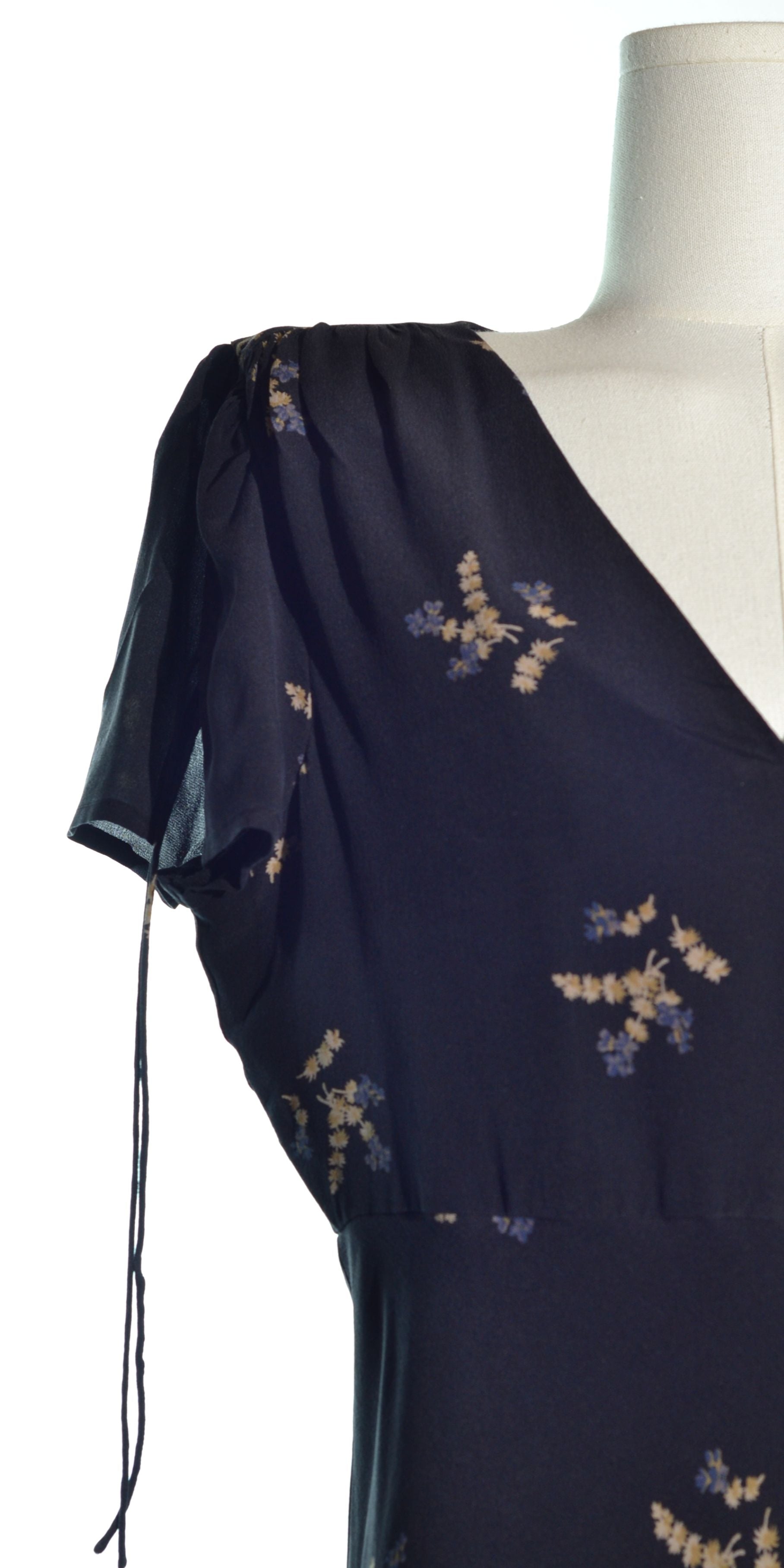 Rochie din matase naturala cu detalii - Madewell