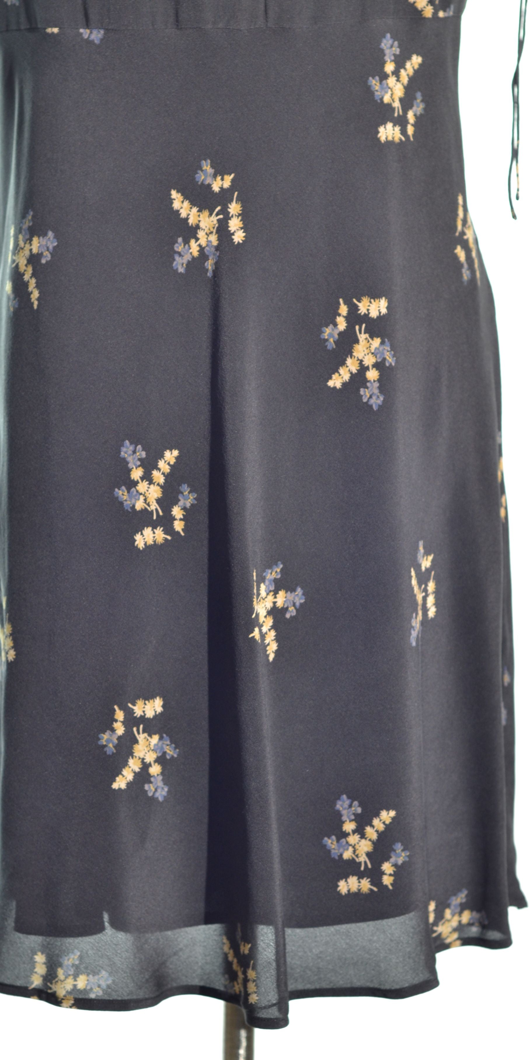 Rochie din matase naturala cu detalii - Madewell