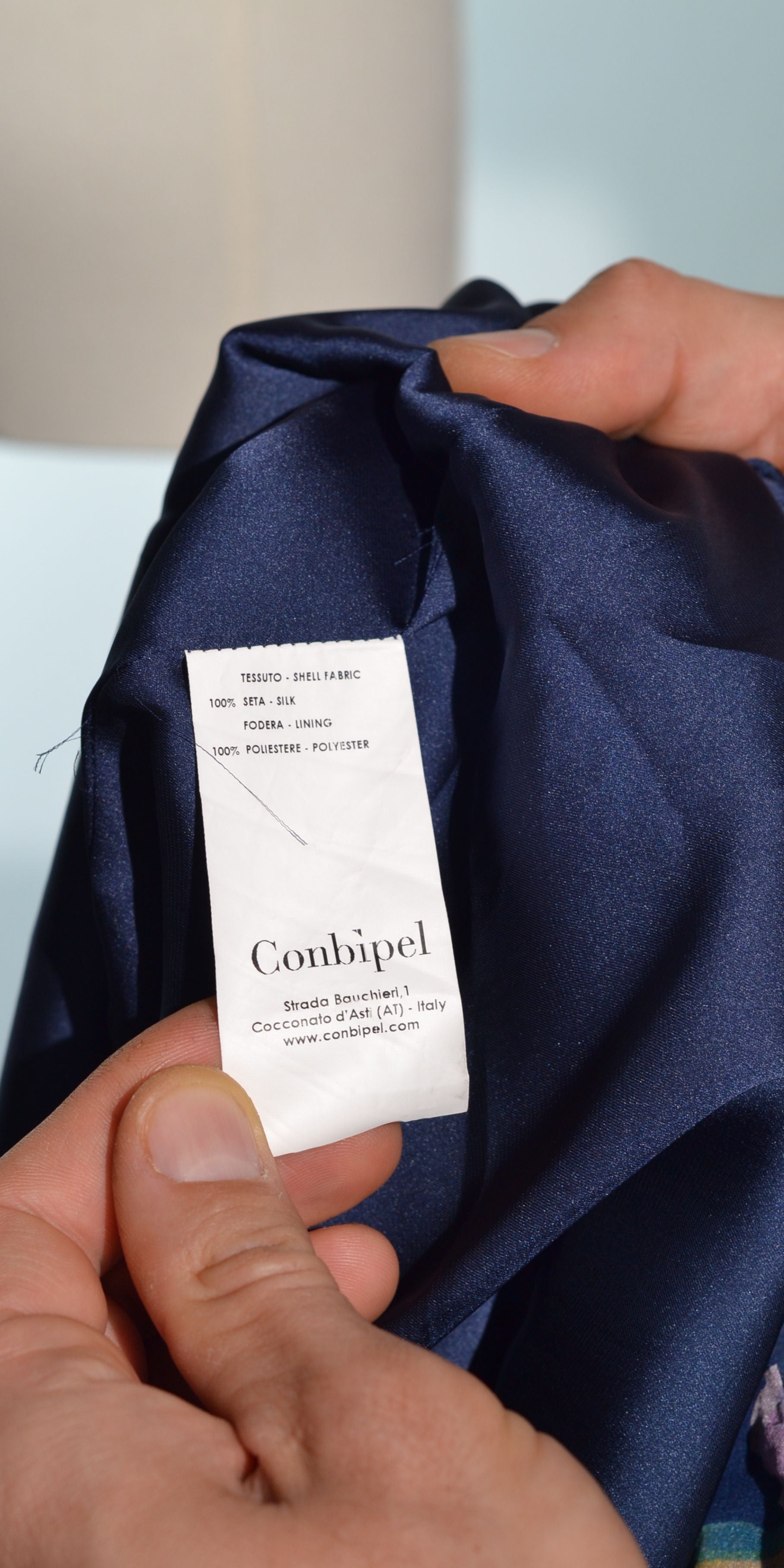 Rochie florala din matase naturala - Conbipel