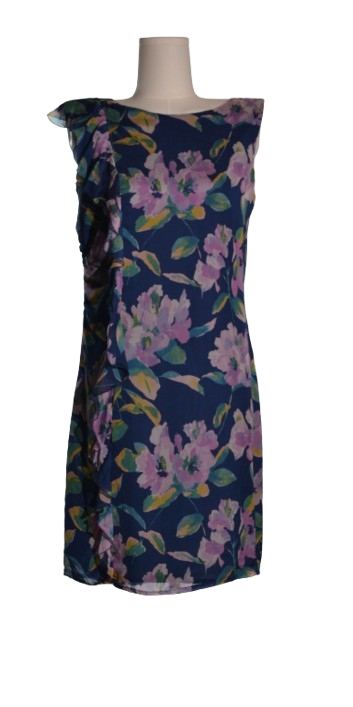Rochie florala din matase naturala - Conbipel