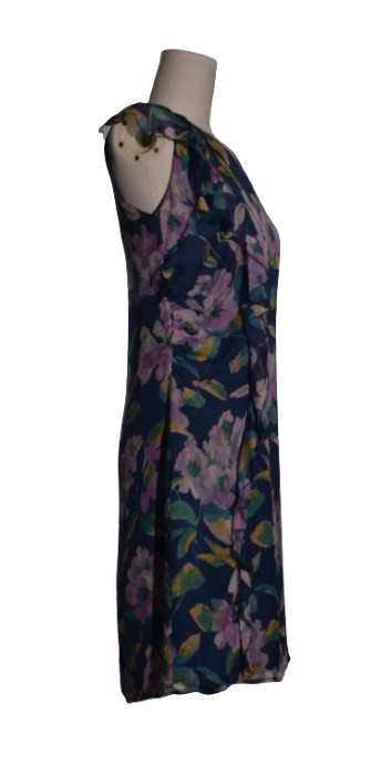Rochie florala din matase naturala - Conbipel