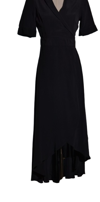 Rochie ampla parte peste parte din matase naturala - Equipment