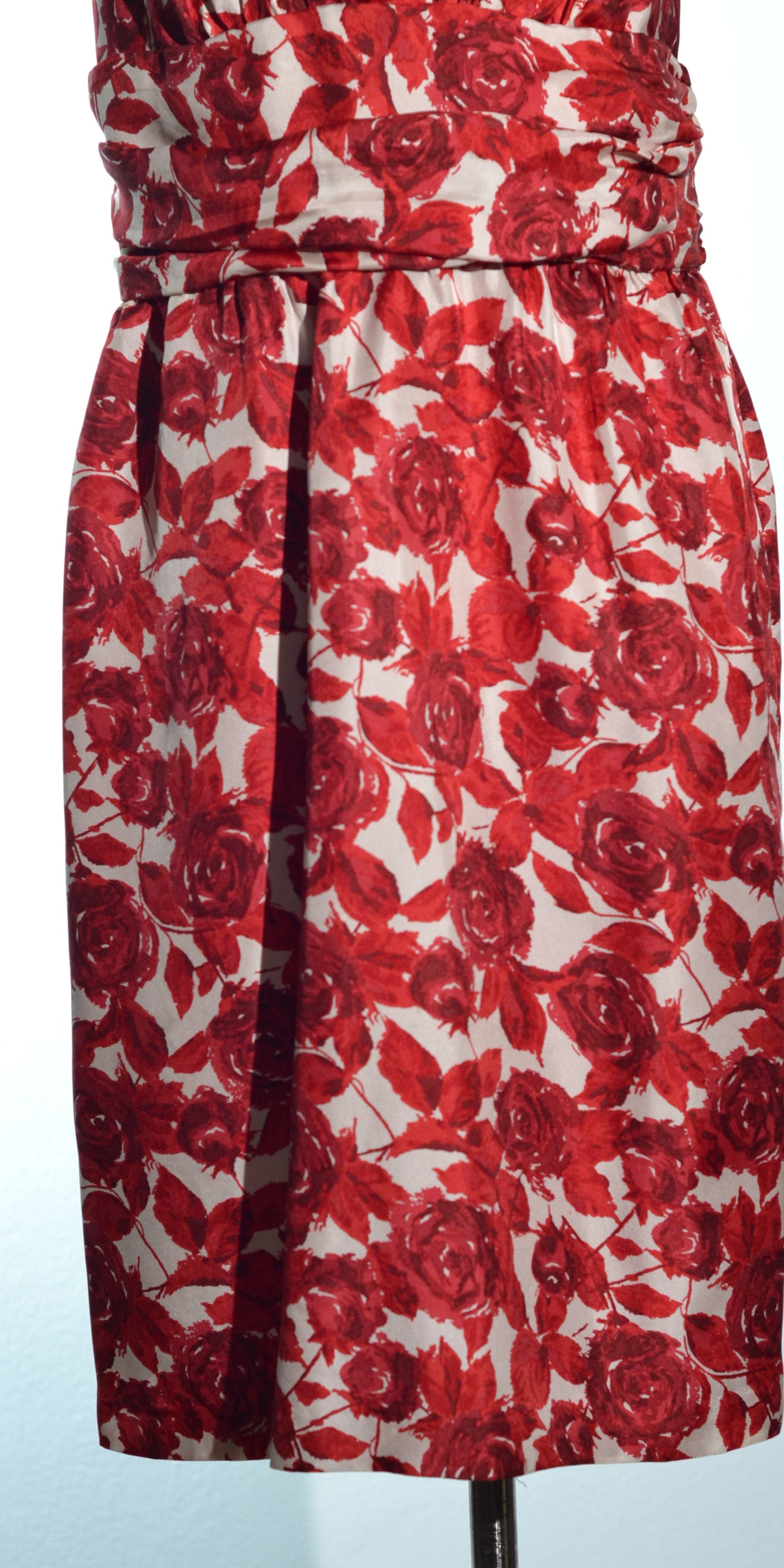 Rochie cu bretele in X din matase naturala - Forever