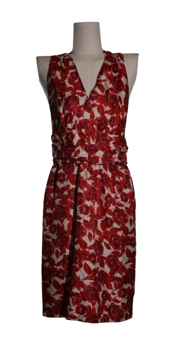 Rochie cu bretele in X din matase naturala - Forever
