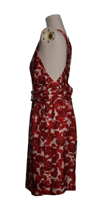 Rochie cu bretele in X din matase naturala - Forever