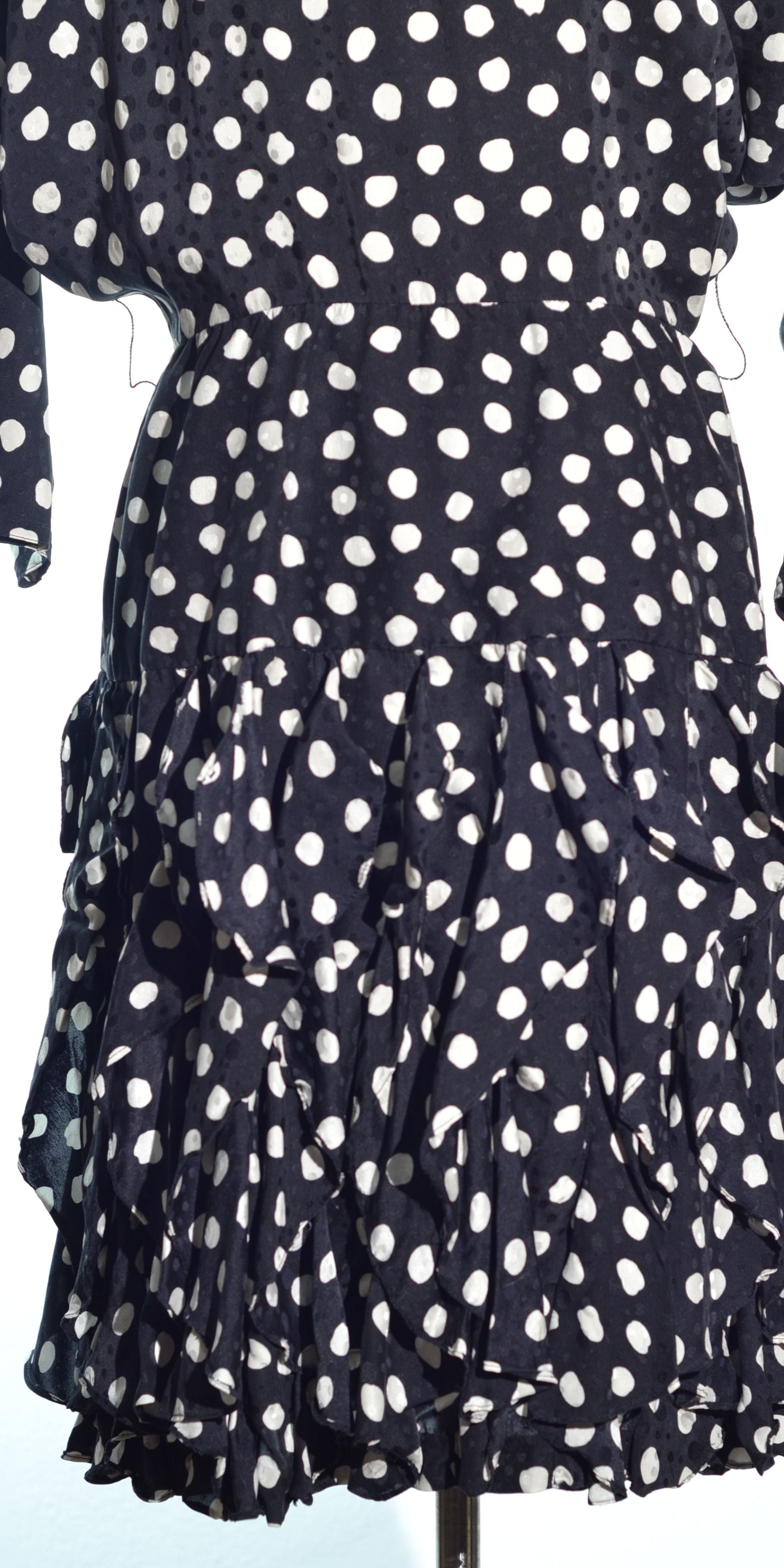 Rochie din matase naturala cu volane - St. Gillian