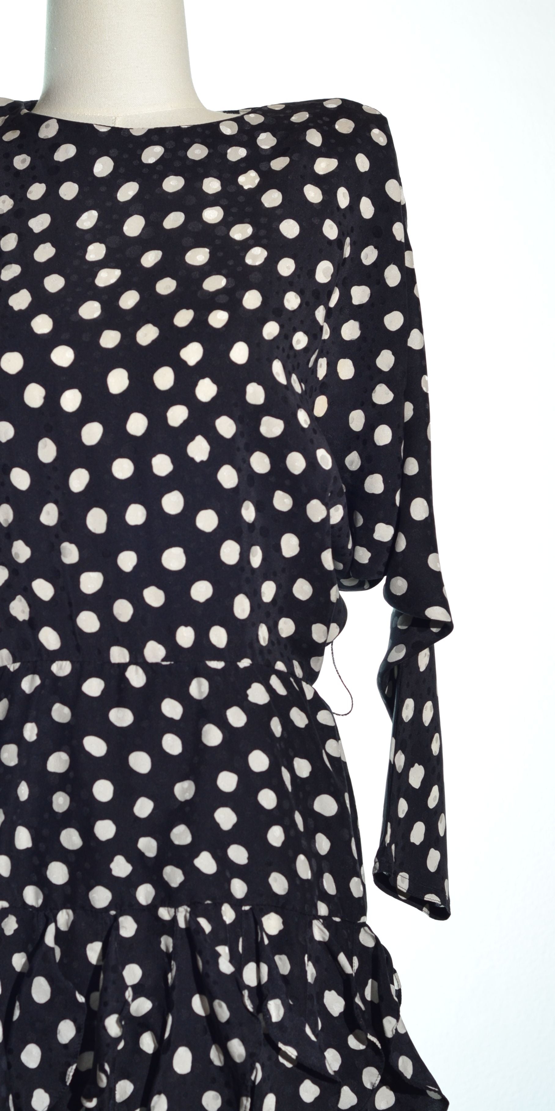 Rochie din matase naturala cu volane - St. Gillian