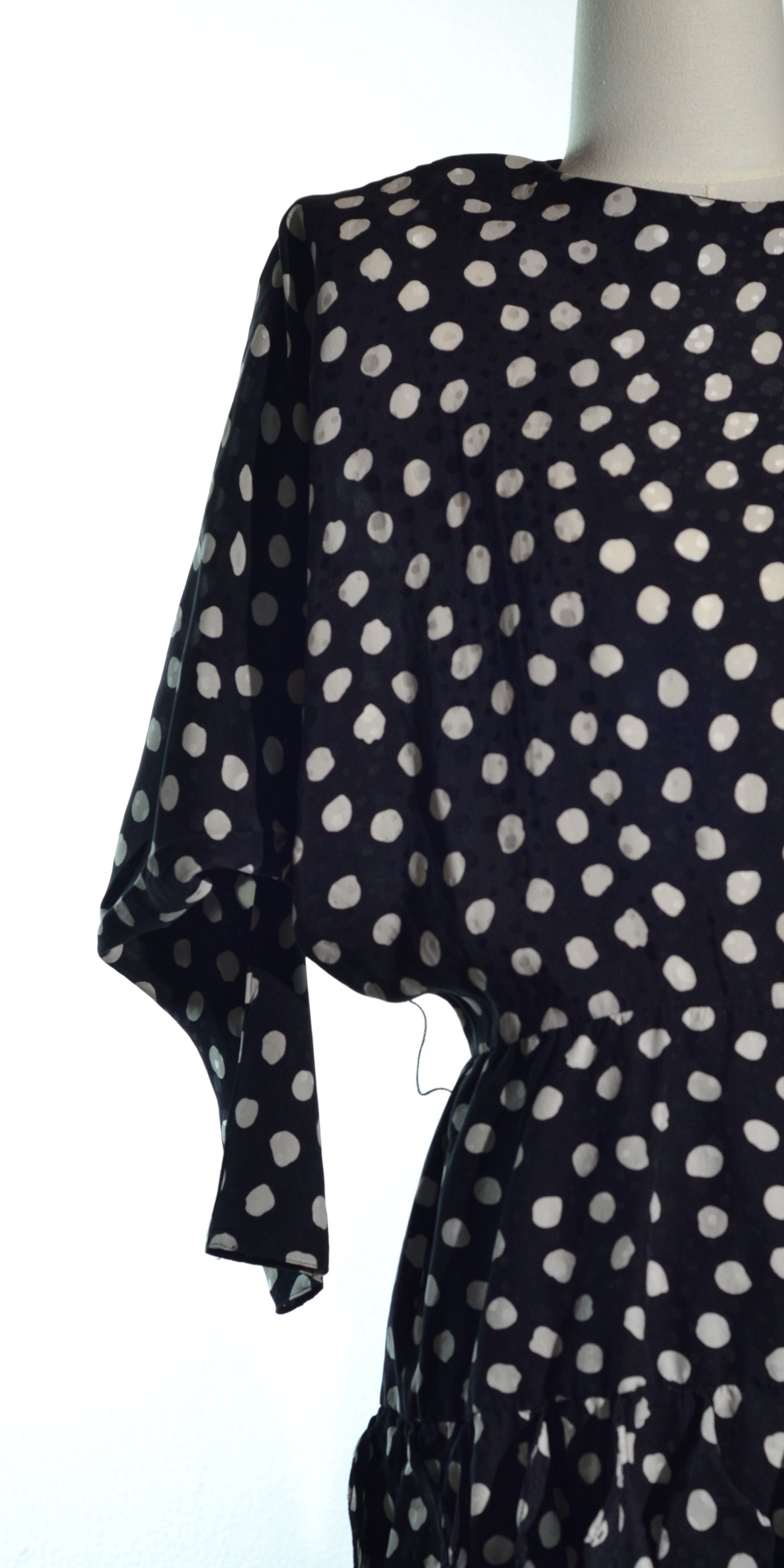 Rochie din matase naturala cu volane - St. Gillian