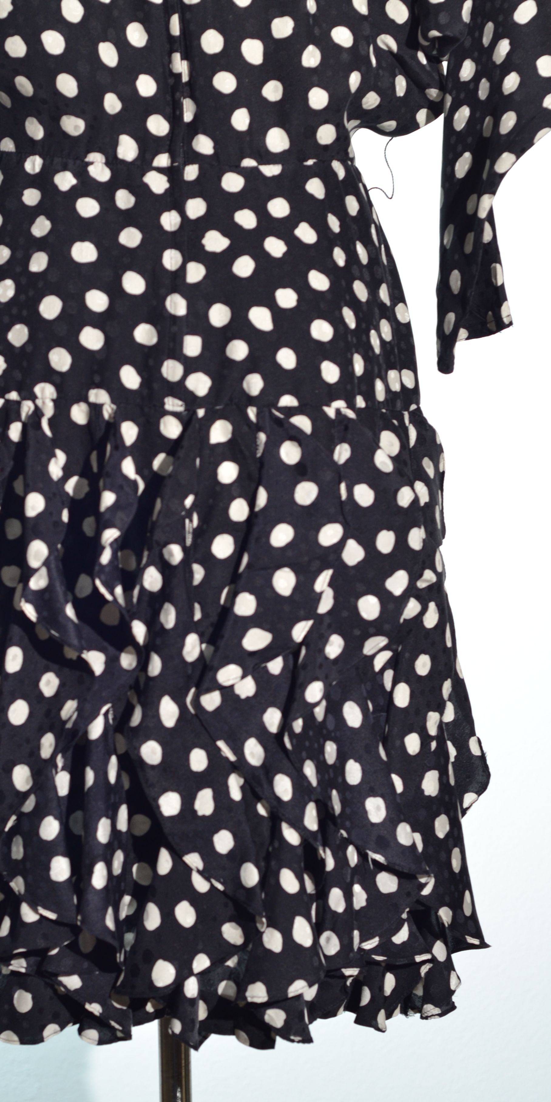Rochie din matase naturala cu volane - St. Gillian