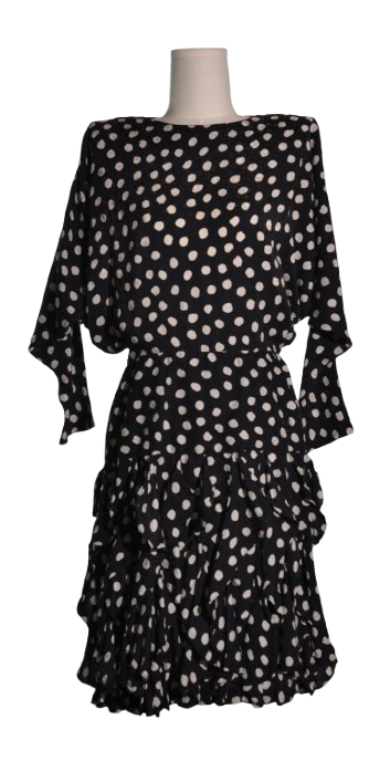Rochie din matase naturala cu volane - St. Gillian