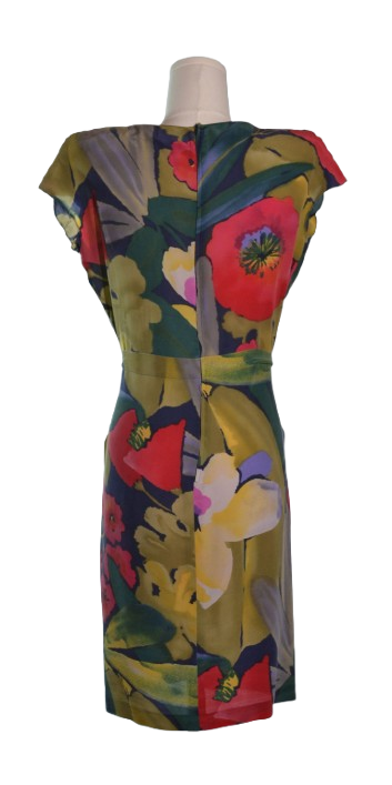Rochie vintage din matase naturala