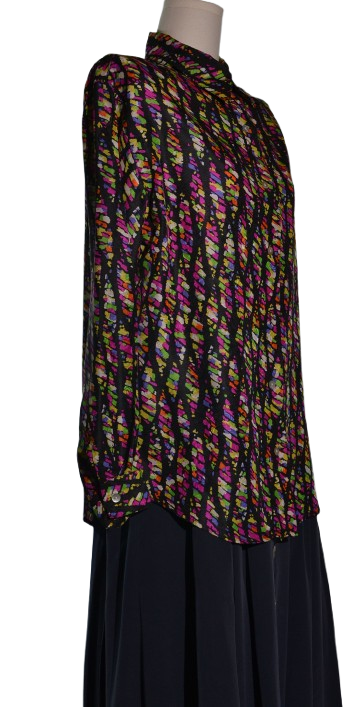 Camasa multicolora din matase plina - R. Arnold
