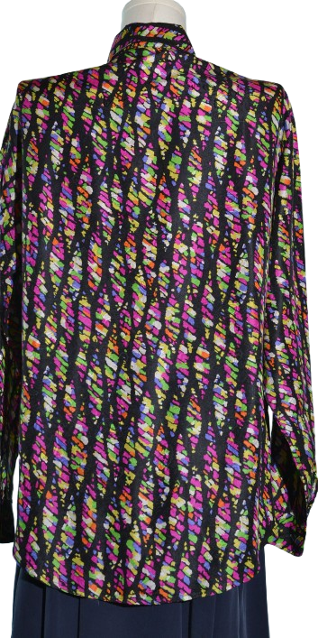 Camasa multicolora din matase plina - R. Arnold