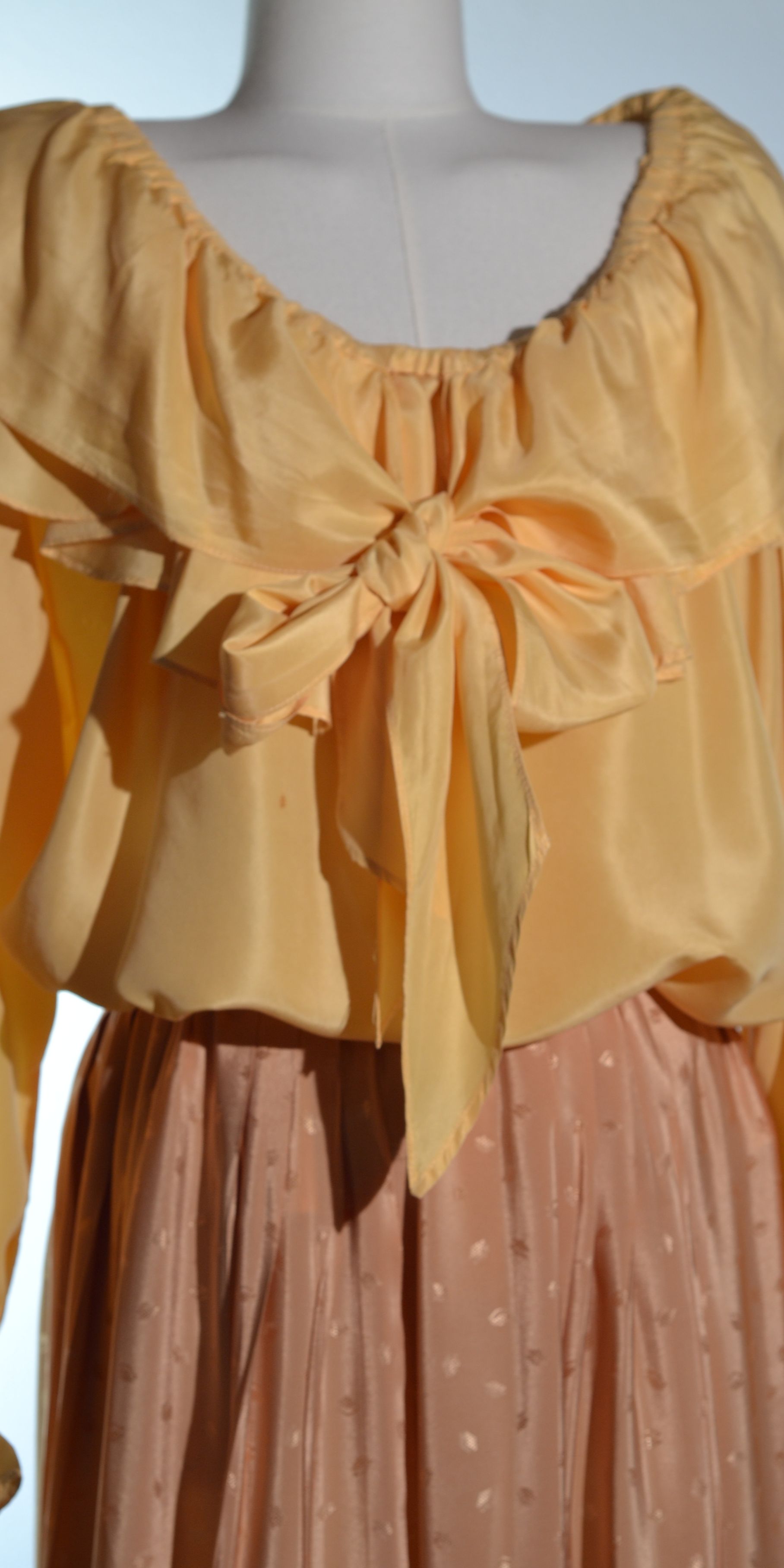Camasa cu volane din matase naturala - Hype