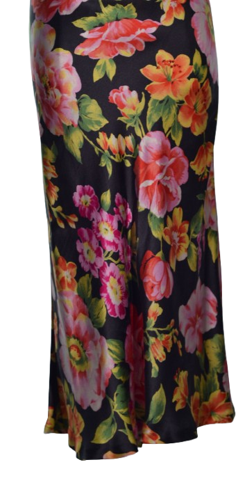 Rochie maxi din matase naturala satinata - Superior
