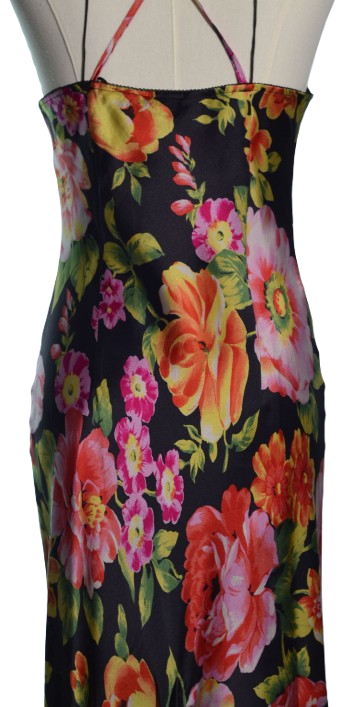 Rochie maxi din matase naturala satinata - Superior
