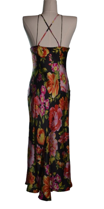 Rochie maxi din matase naturala satinata - Superior